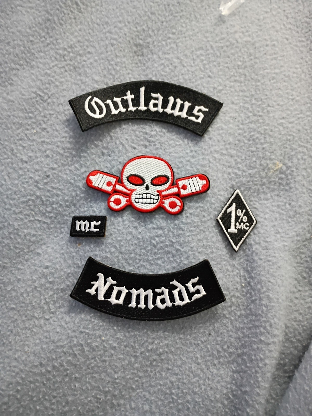 Outlaw Nomads Front Patch Set