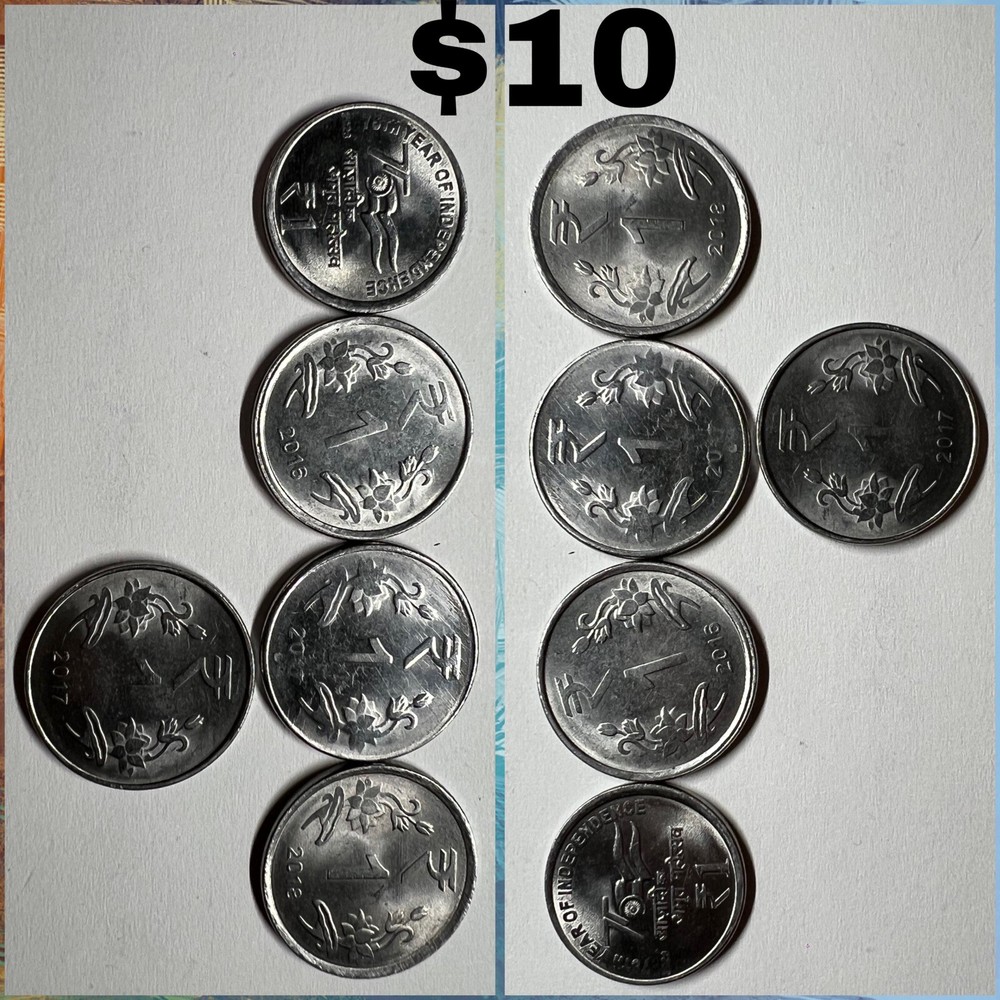 old indian 1 rupee coins