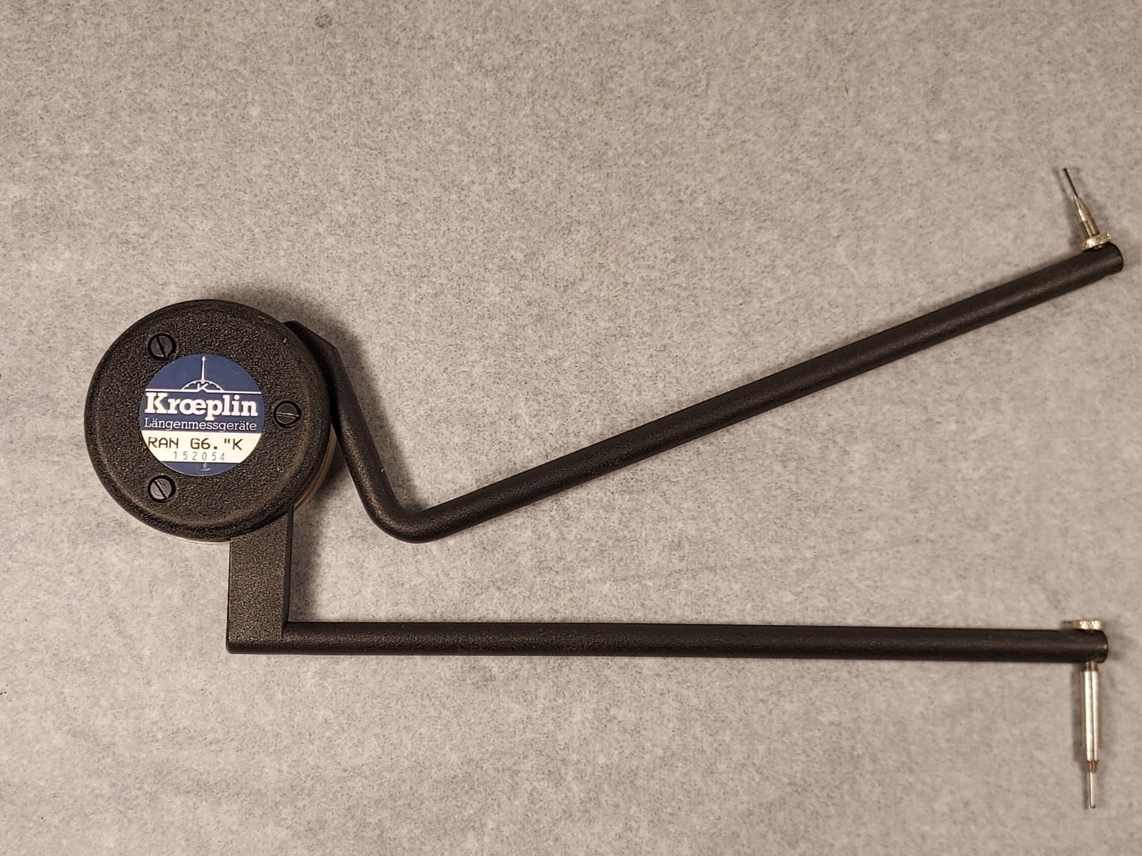 Paretest/Kroeplin Langenmesgerate Analog Caliper Gauge #RAN G6. "K