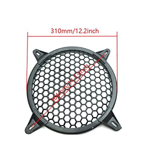MARRTEUM 12 Inch Plastic Mesh Waffle Speaker Covers with Assorted Sizes