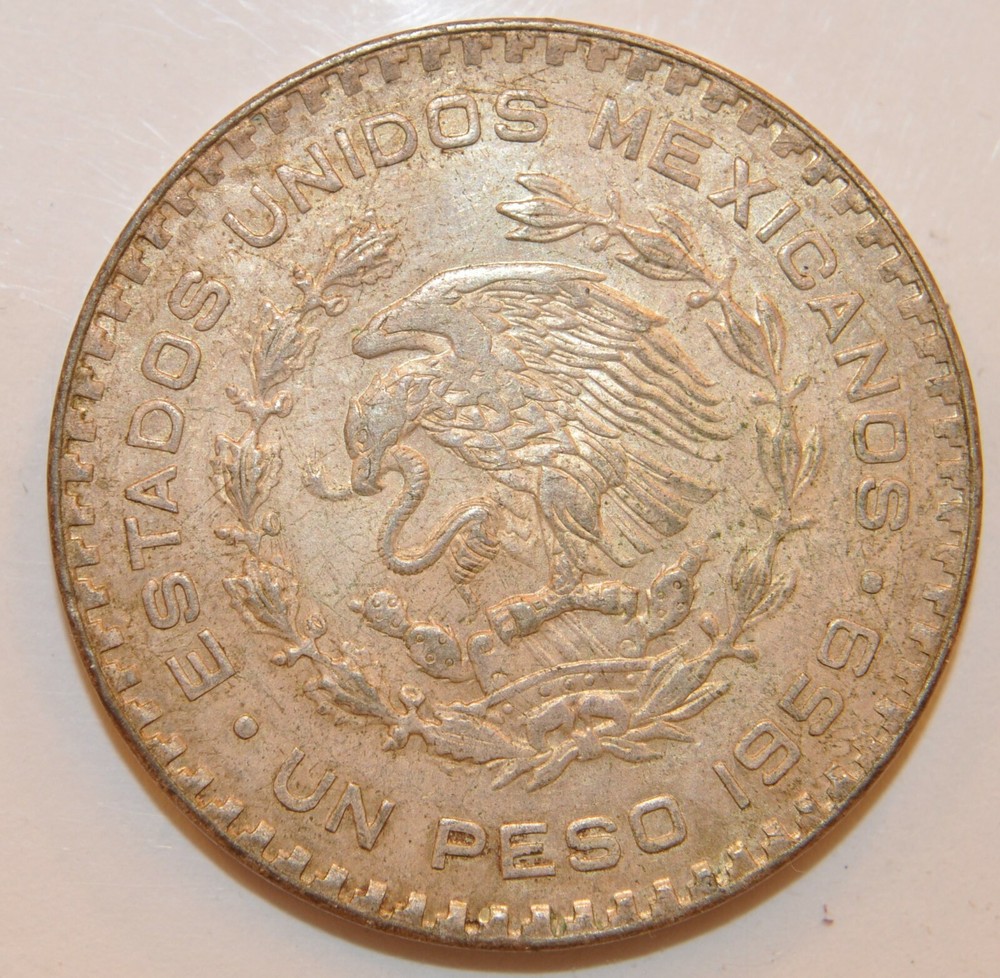 1959 Mexico 1 Peso
