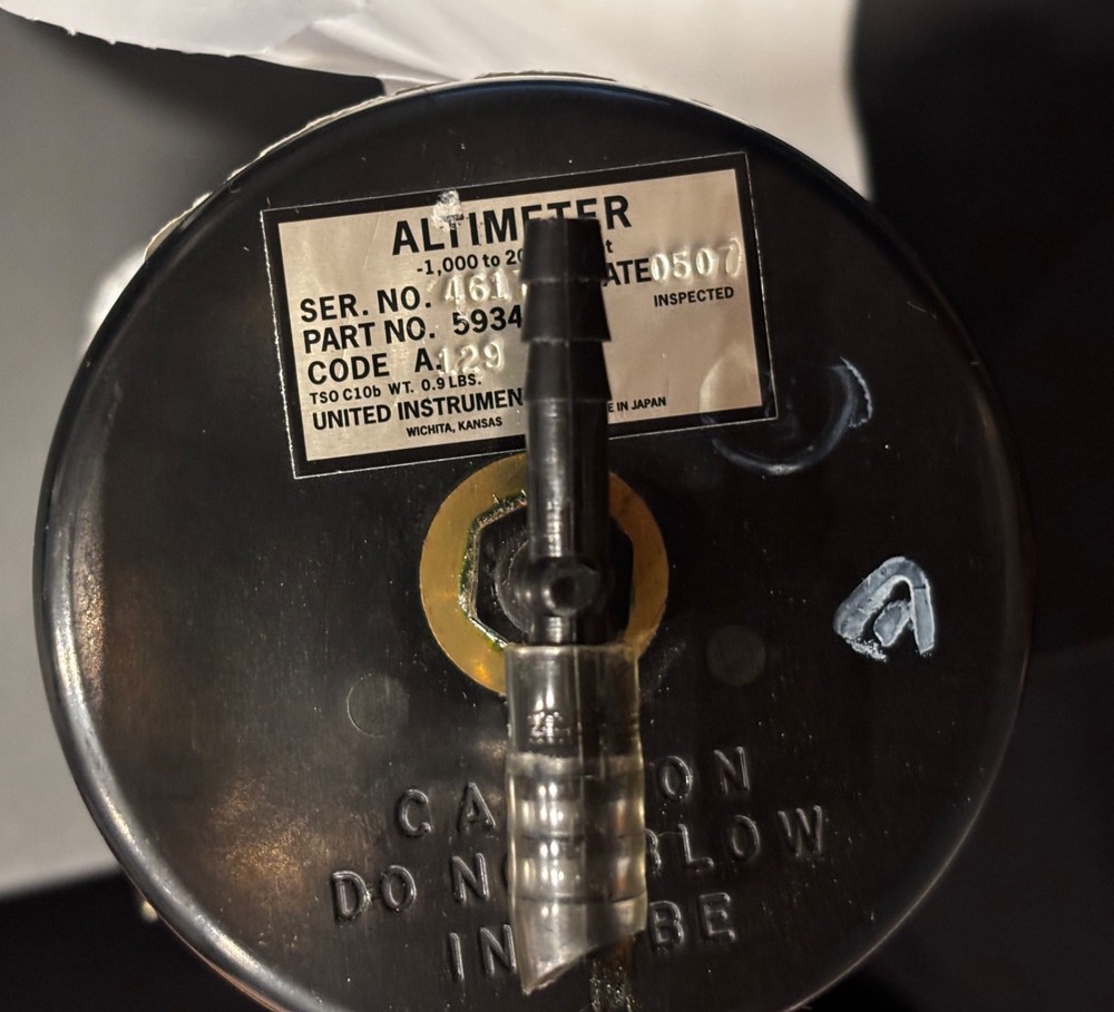 United Instruments Altimeter - PN: 5934D-3