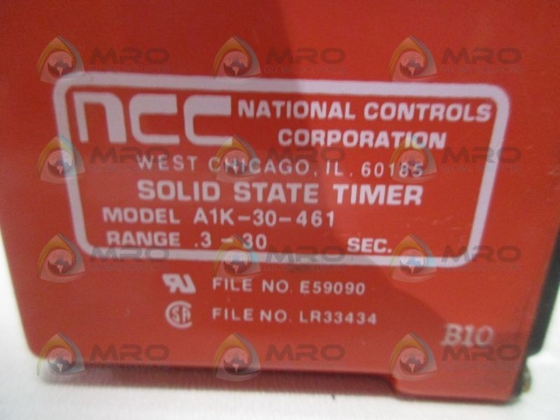 NCC A1K-30-461 SOLID STATE TIMER UNMP