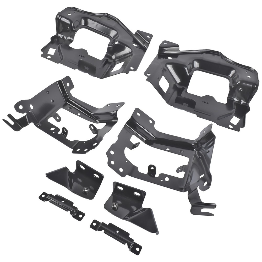 New Front Bumper Support & Mount Bracket Set For 2014-2015 Chevy Silverado 1500