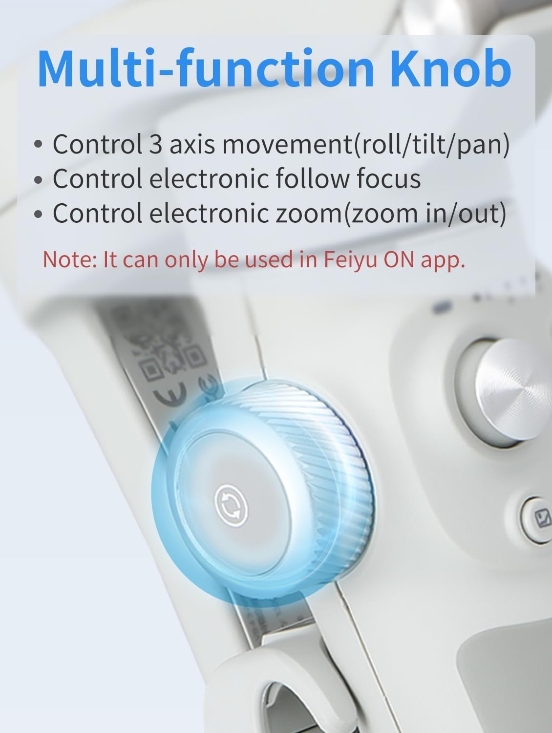 Feiyu VB4SE 3-Axis Compact Handheld Smartphone Gimbal Stabilizer Bluetooth, APP