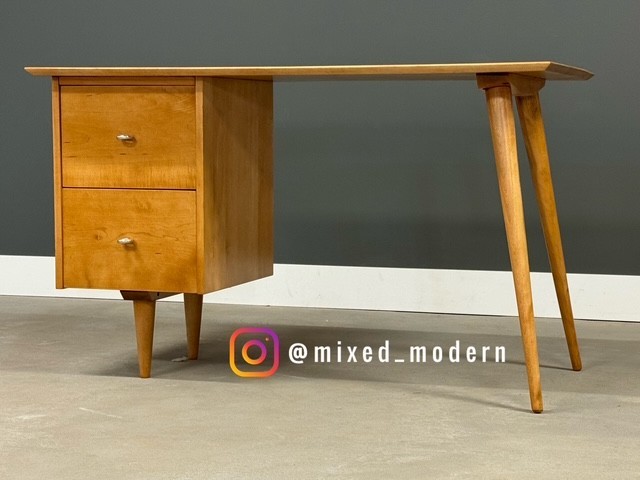 Refinished Maple Paul McCobb Planner Group Desk