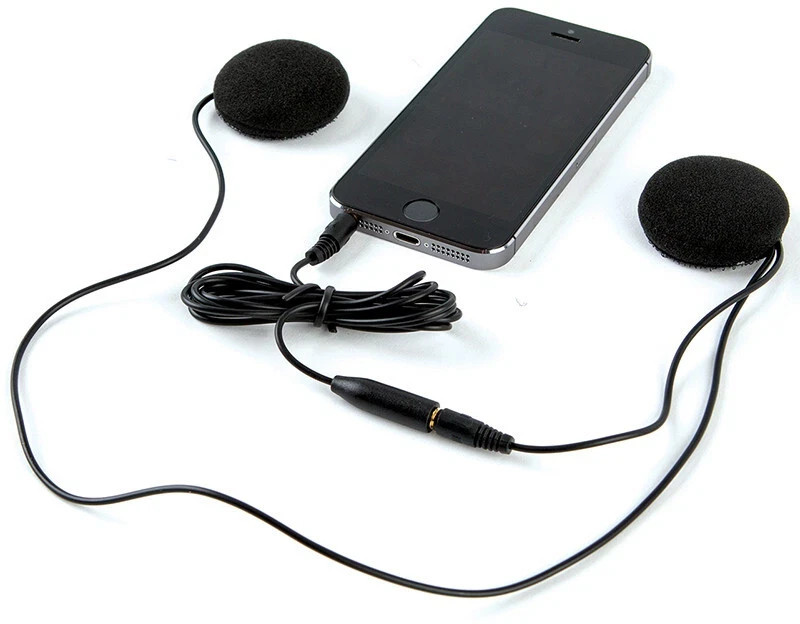 UClear Pulse Wired Drop-In Helmet Speaker w/ 3.5mm Jack - 11023 For Android