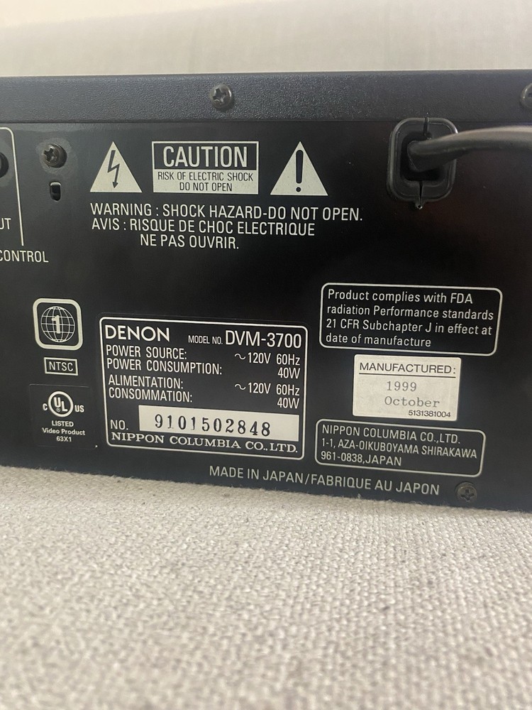 Denon Dvm-3700