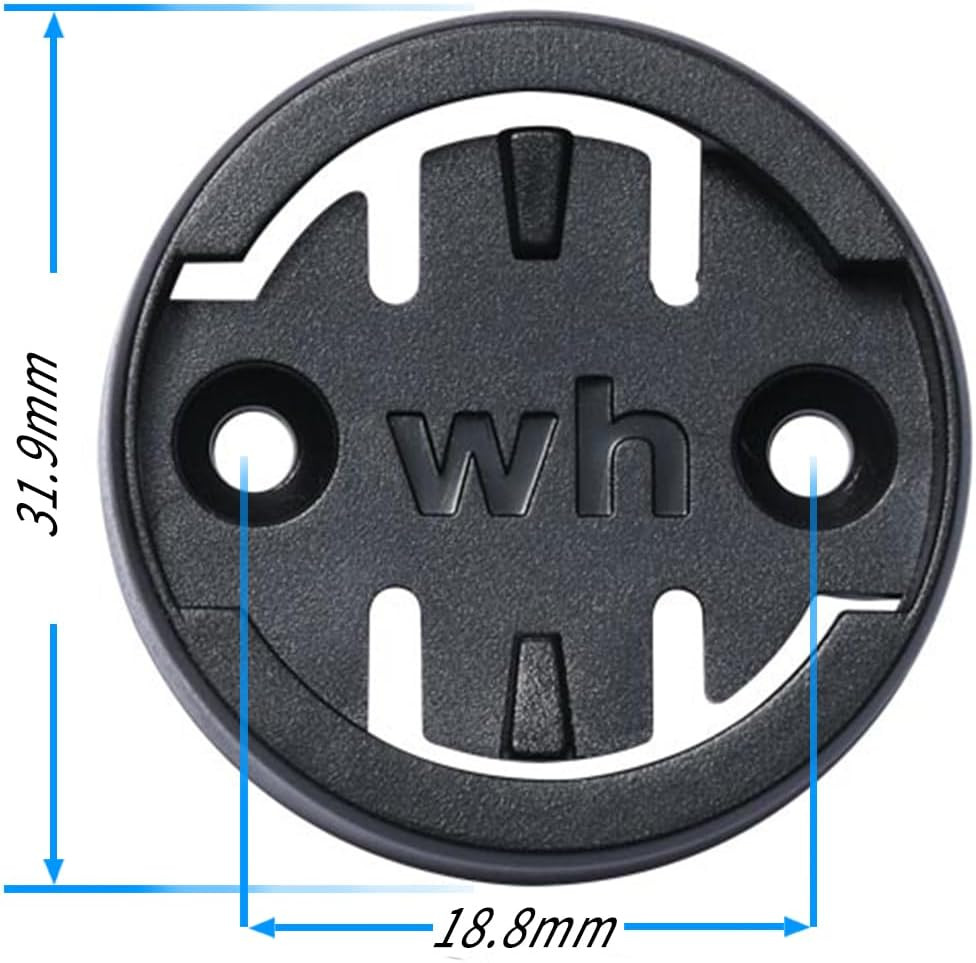 Bicycle Computer Mount Co-Polymer Insert Adapter Replacement for Wahoo Out Front