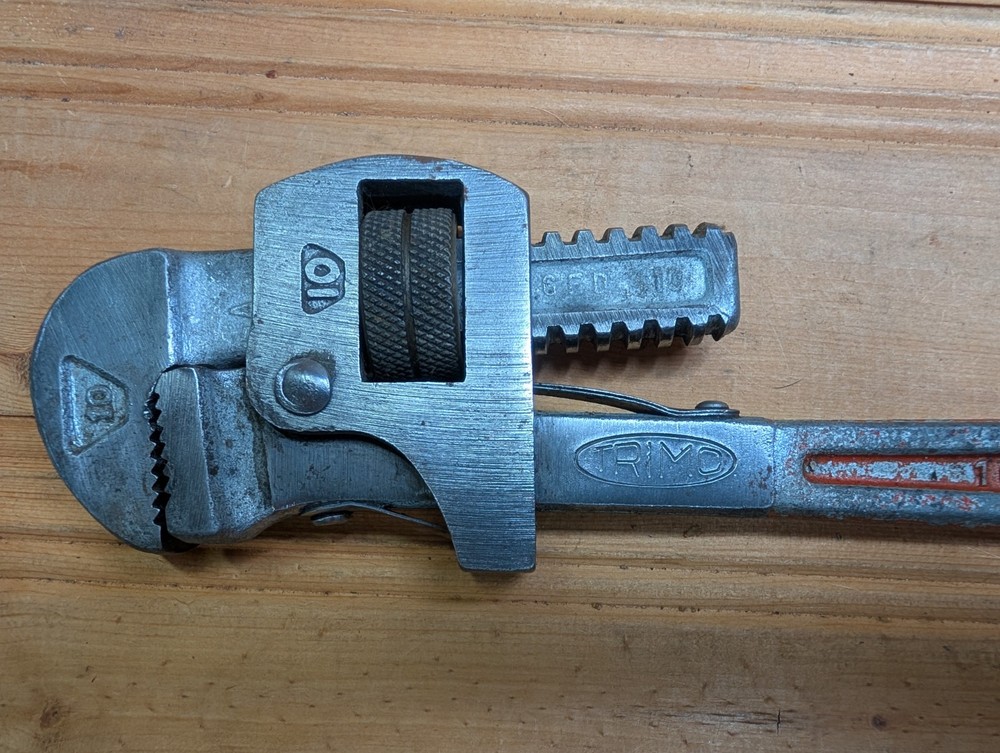 Vintage Trimo 10" Pipe wrench