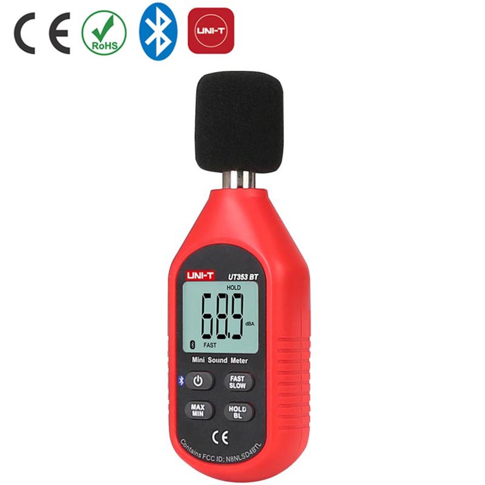 UNI-T UT353-BT Mini Sound Level Meter Adjustable Sampling RateLCD Backlight✦Kd