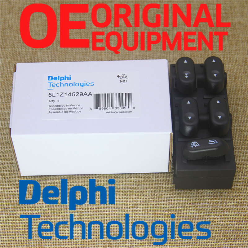 Front LEFT DRIVER Side New  Master Power Window Switch for Ford F150 Mark LT