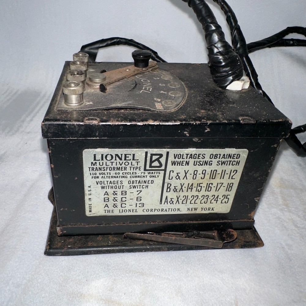 Lionel Multi Whistle Controller No 66 Transformer Black Lots