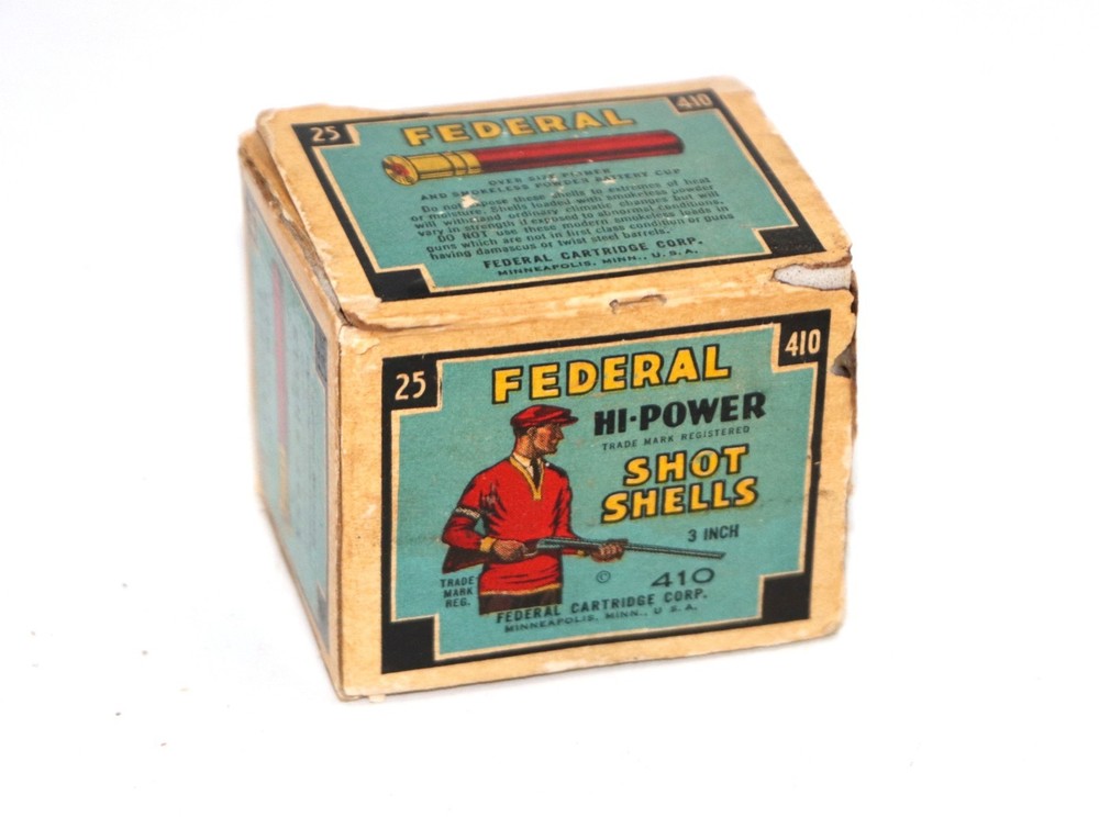 Federal Hi-Power .410 Gauge 1-Pc. Box - Empty