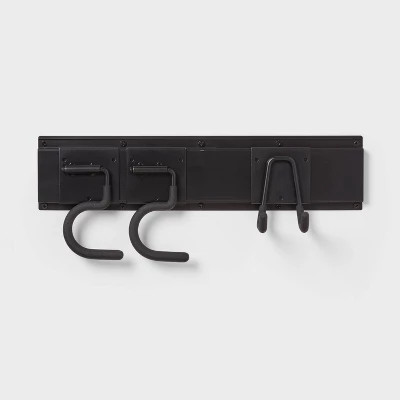 Brightroom Industrial Hook 6 Hooks Wall Mounted Shelf Tool Rack Storage Utility