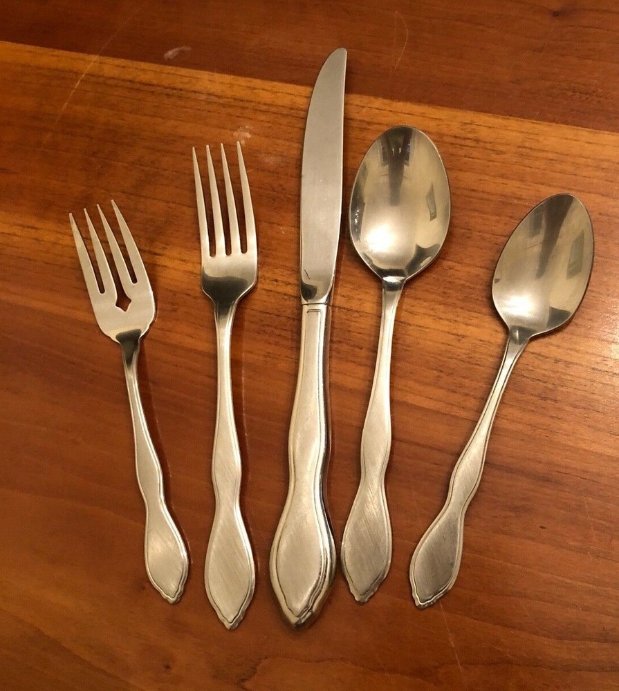 Oneida TWILIGHT Stainless Flatware Burnished 1881 Rogers