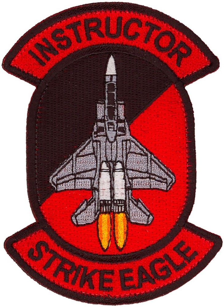 USAF F-15E STRIKE EAGLE INSTRUCTOR - PATCH