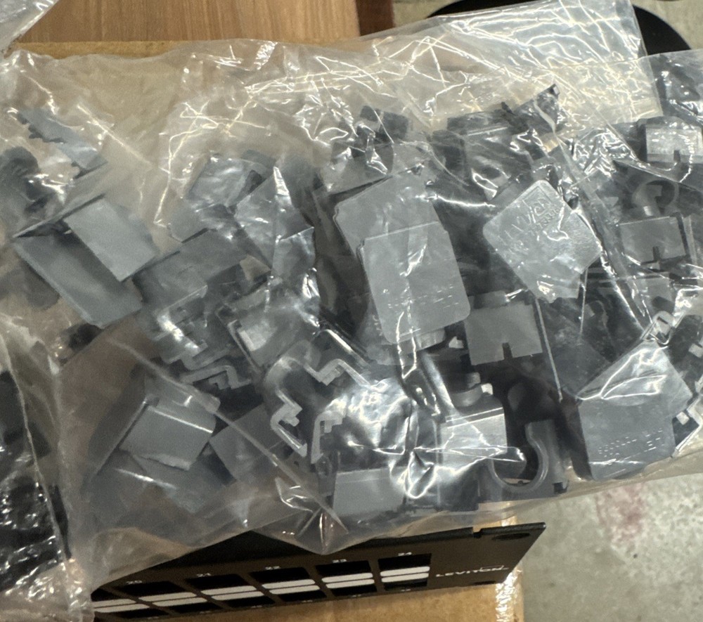 Leviton 69587-U48 Cat6/Cat6a 110-Style Universal Patch Panel 48-Port 2RU