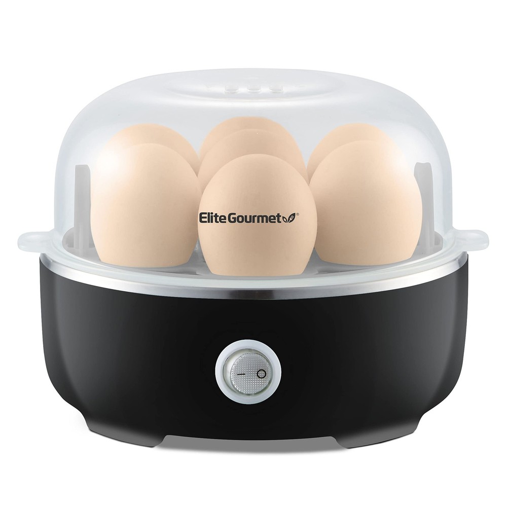 EGC115B Easy Egg Cooker Electric 7Egg Capacity, Soft, Medium, HardBoiled Egg ...
