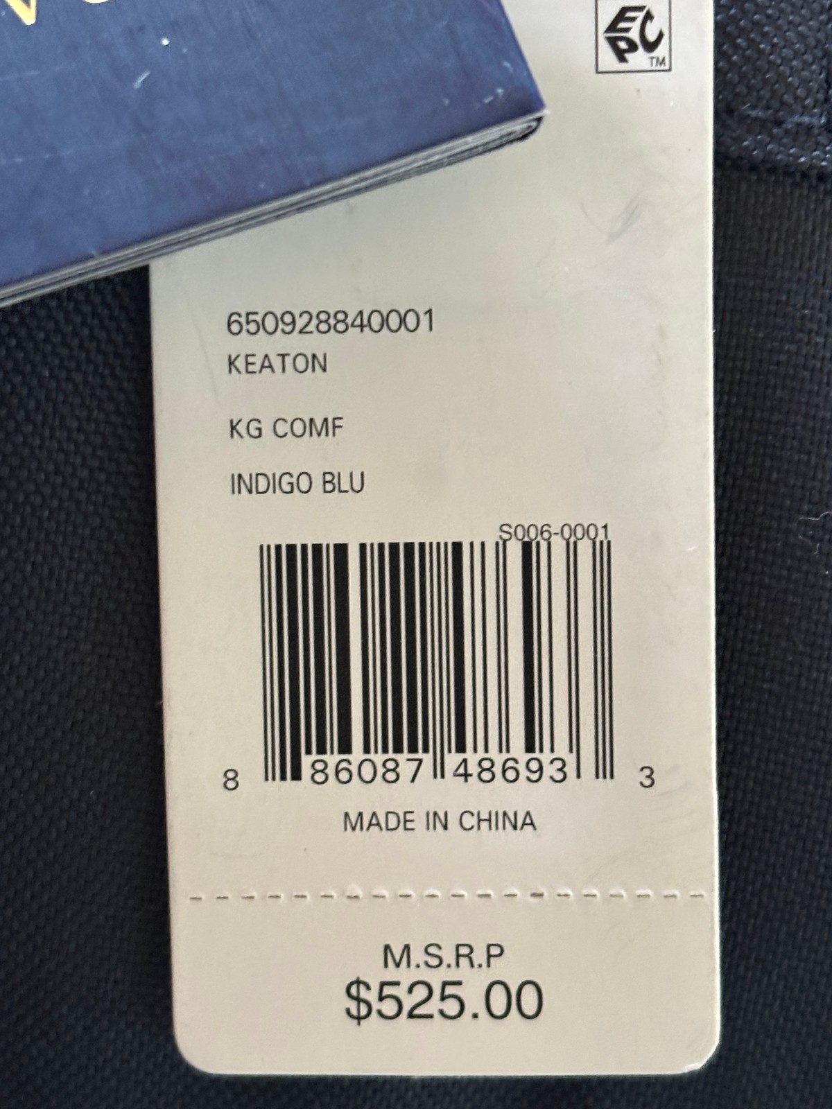 Ralph Lauren KING Size KEATON Indigo Floral Comforter 108" x 96"