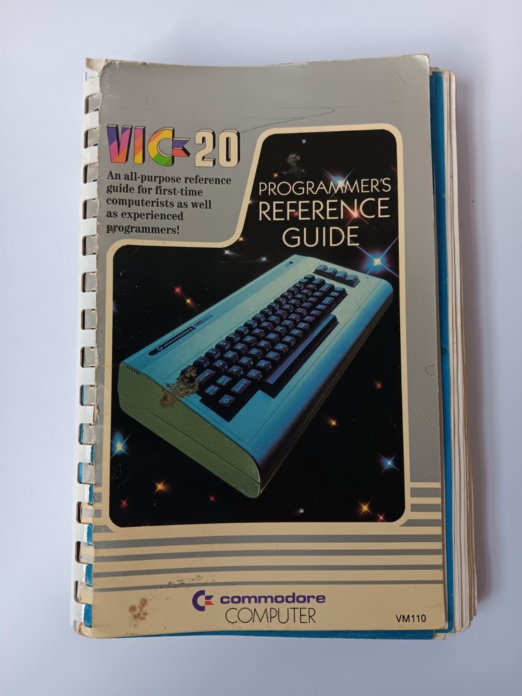 Commodore Vic 20 Programmers Reference Guide Softcover