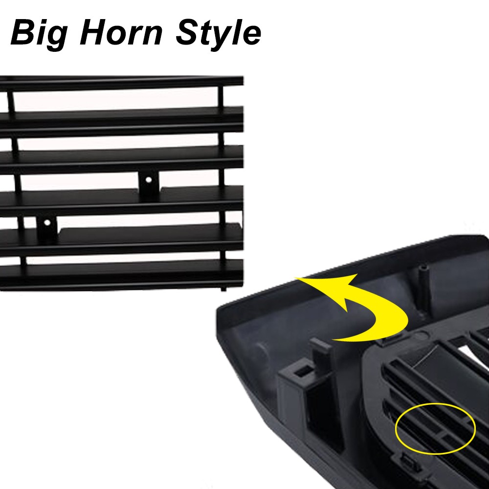 Front Grille For 2010-2018 Dodge Ram 2500 3500 Grill Mesh Gloss Black W/Letters