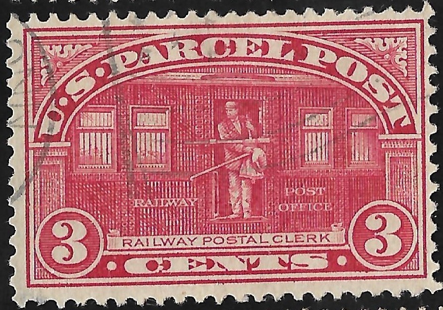 1913 US Scott #'s Q1 through Q6 1cent thru 10cent carmine used Parcel Post