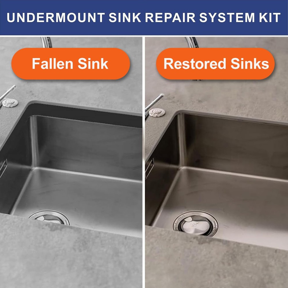 4 PCS Undermount Kitchen Sink Support Narrow Cabinets Adjustable Brackets
