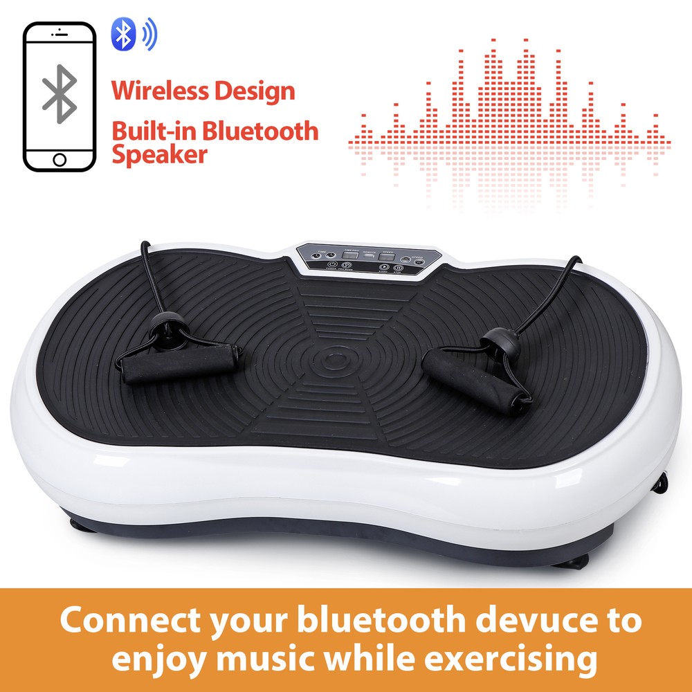 Vibration Plate Exercise Machine Crazy Fit Platform Full Body Workout Vibration