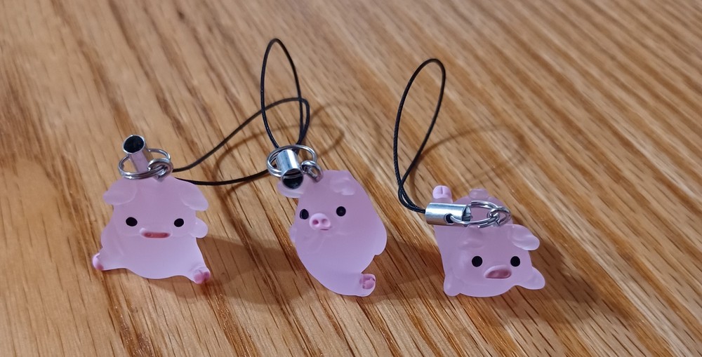 Pig Phone Charms