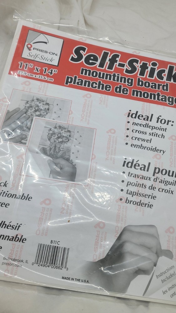 Self-Stick Mounting Board 11x14 (3pack) White