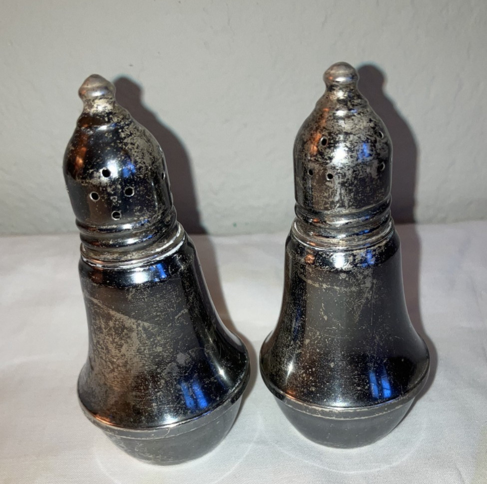 Vintage Duchin Creations Sterling Silver Signed -Salt Pepper Shakers