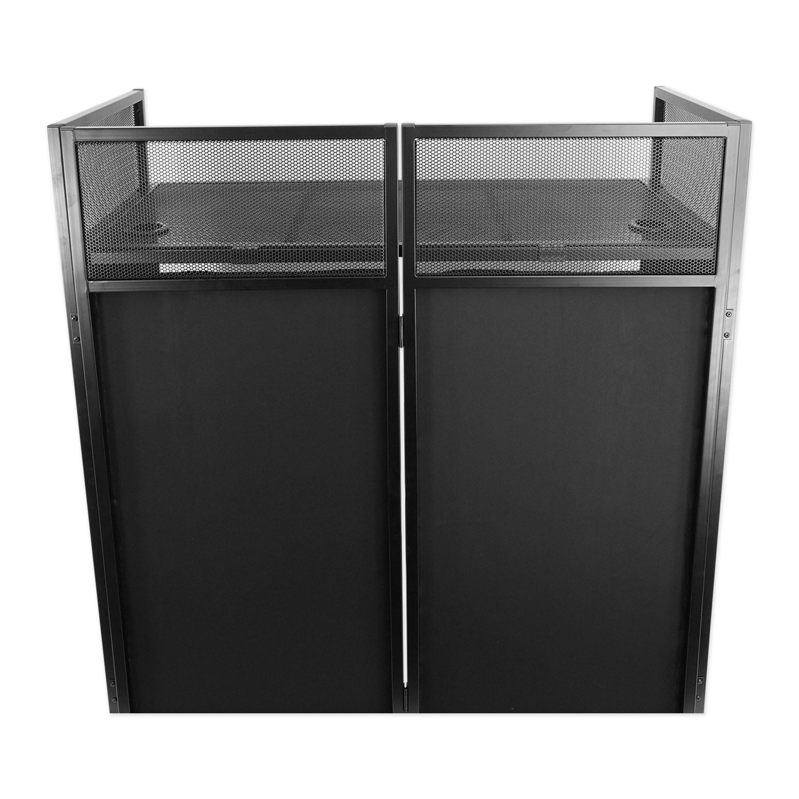 Rockville ROCKBOOTH XL DJ Event Booth Facade w/Built in Table+Travel Bag+Scrims