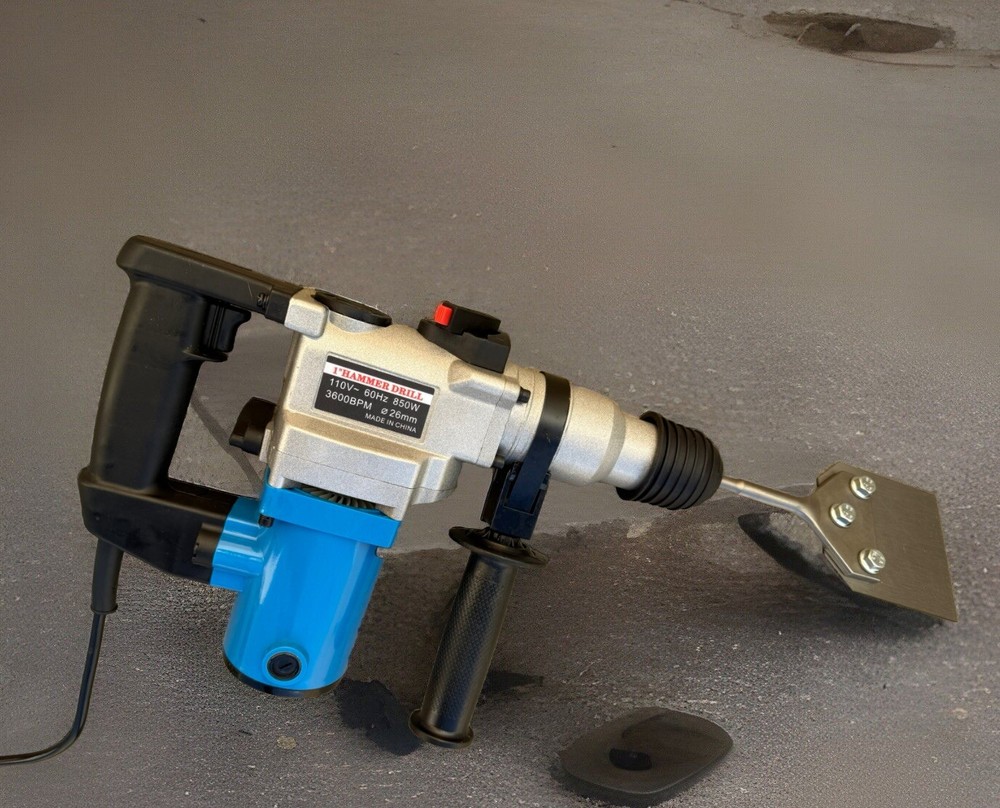 SDS Plus 4” Wall Floor Scraper Tile & Thinset Scaling Chisel Adhesive Removal