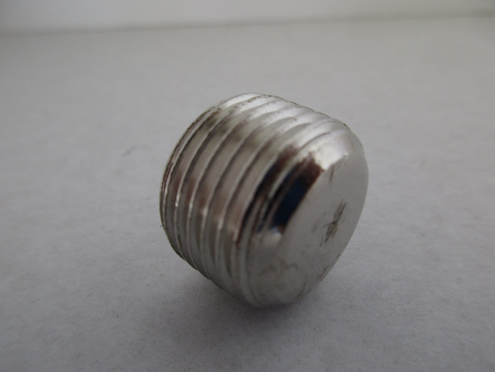 1/2" NPT PIPE FITTING PLUGS CHROME STEEL INTAKE WATER PUMP SBC BBC #4541