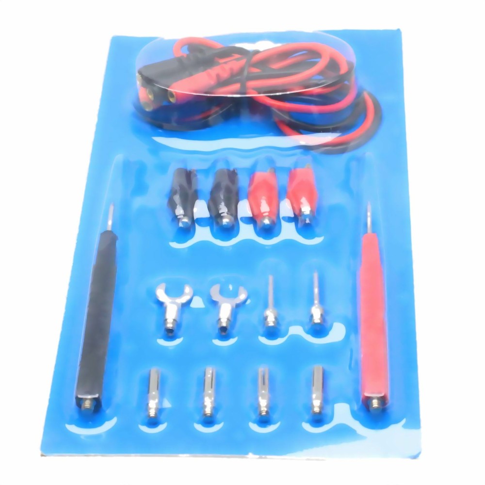 Multifunction Screw Removable test cable clip banana plug U fork terminal probe