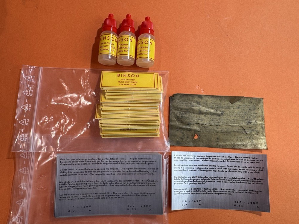 Binson Echorec Silver Label + Sewing Machine Oil
