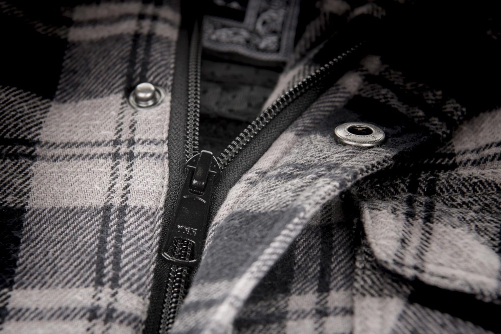 Marksman Flannel Black/Grey Sm