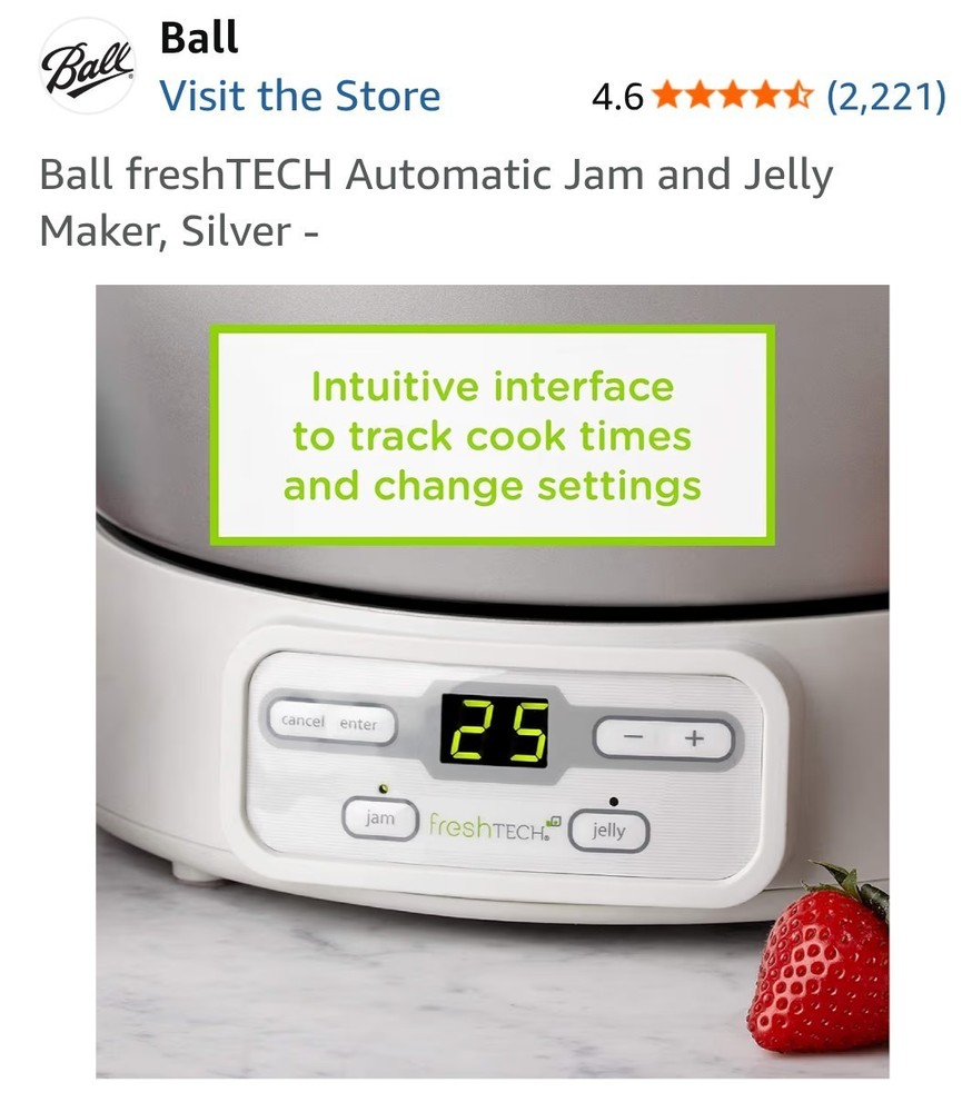 Ball FreshTech Jam & Jelly Maker