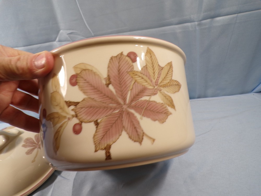 Wedgwood Chestnut Round Covered Casserole Baking Dish