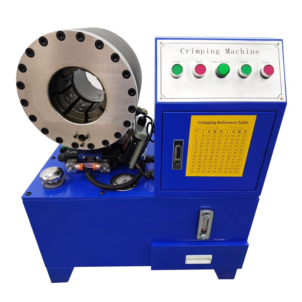 Electric Hose Crimper High Pressure Hydraulic Hose Crimping Machine 10 Sets Dies