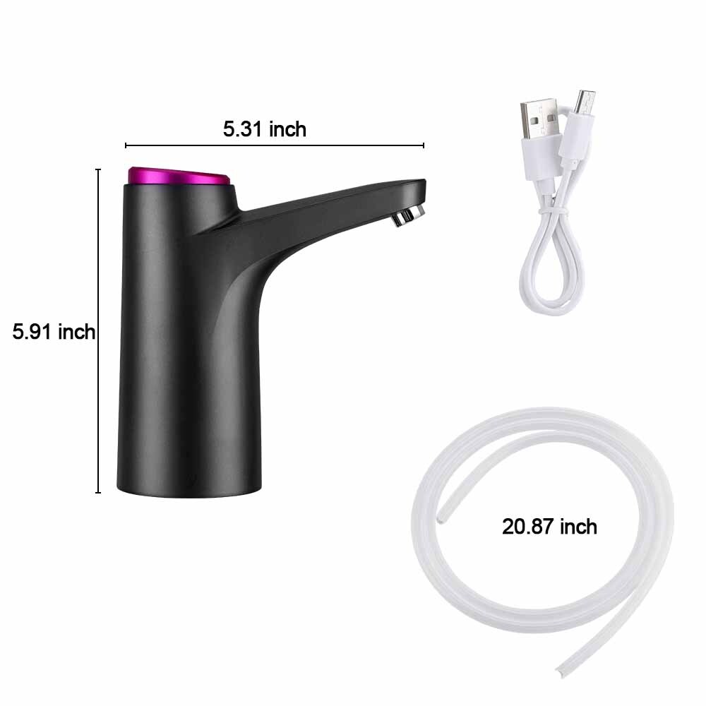 5 Gallon Water Bottle Switch Pump Electric Automatic Universal Jug Dispenser USB