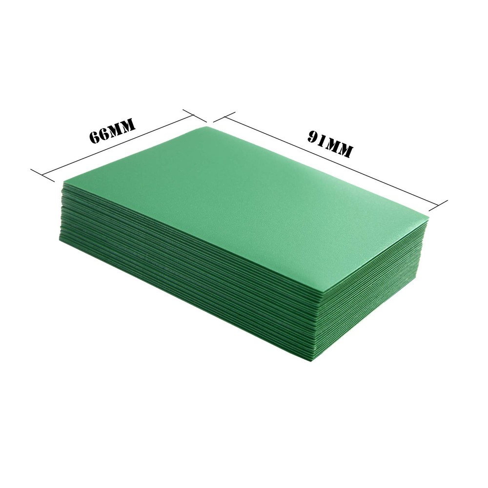 Zoopin Double Matte Card Sleeves,Green, 320pcs -Pack … Green