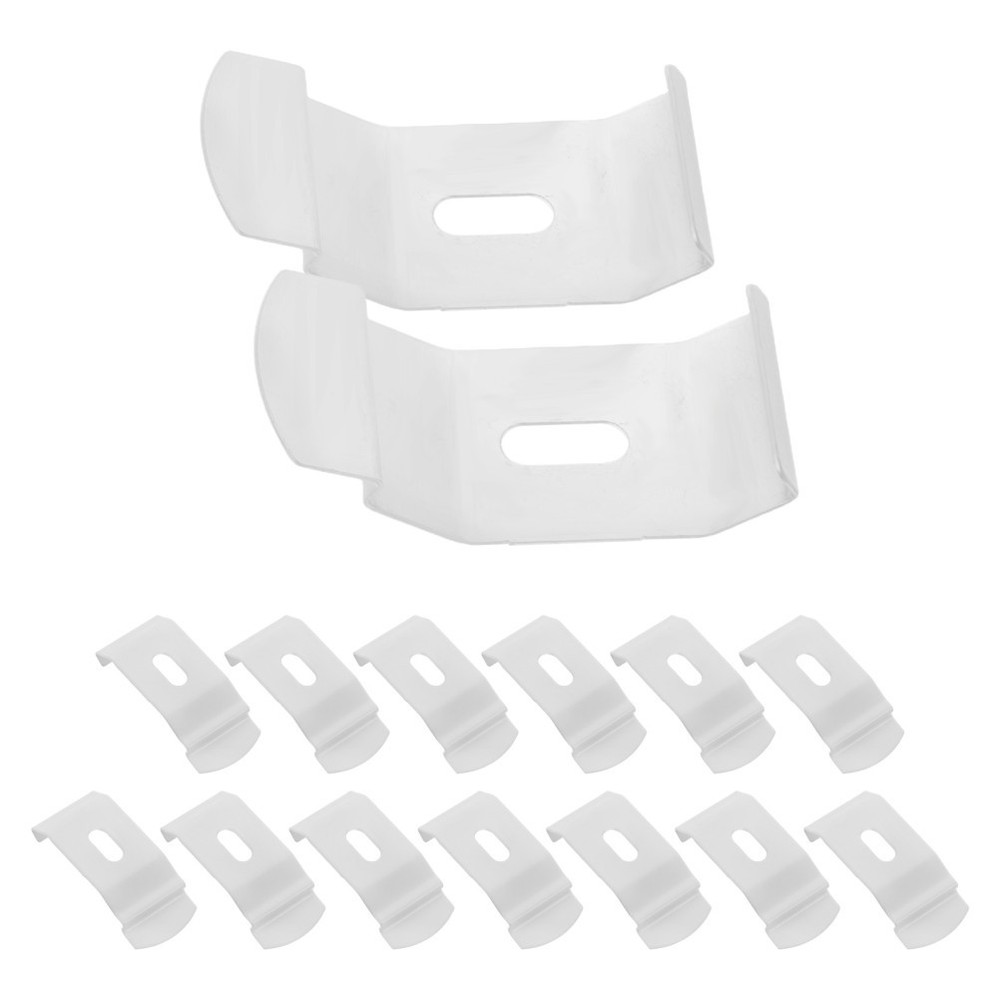 15 Pcs Ceiling Mount Roller Shade Bracket Blinds Top Hardware Accessories Clips