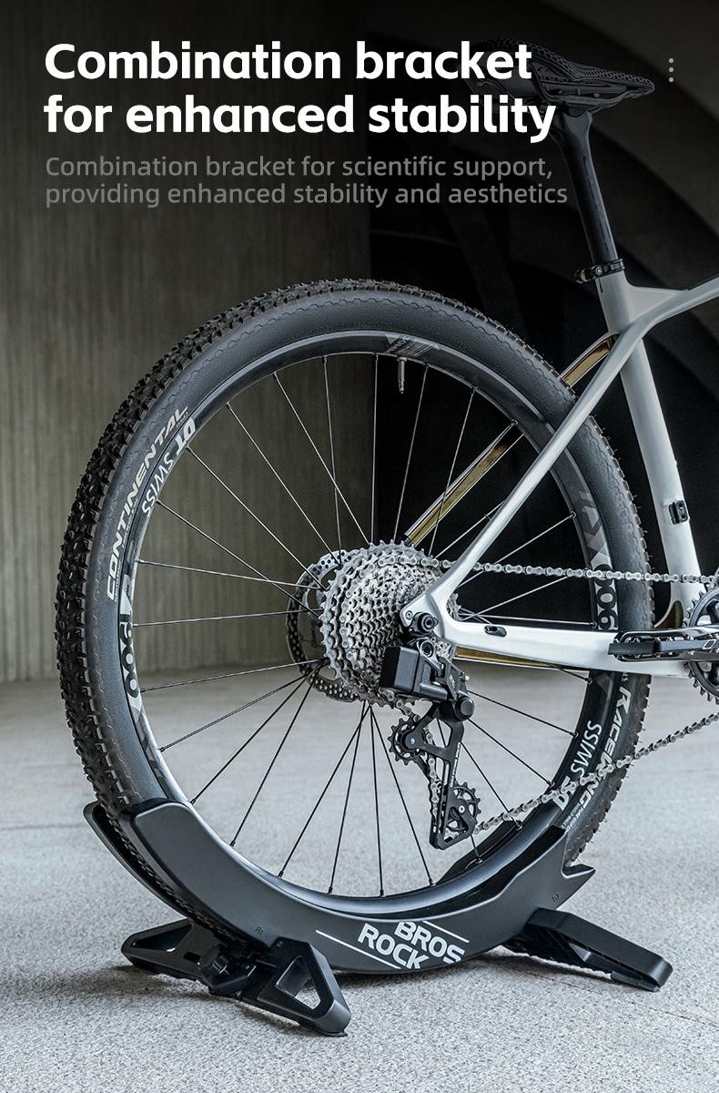 Rockbros Bike Stand Bicycle Parking Display Stand Adjustable for Road and Mounta