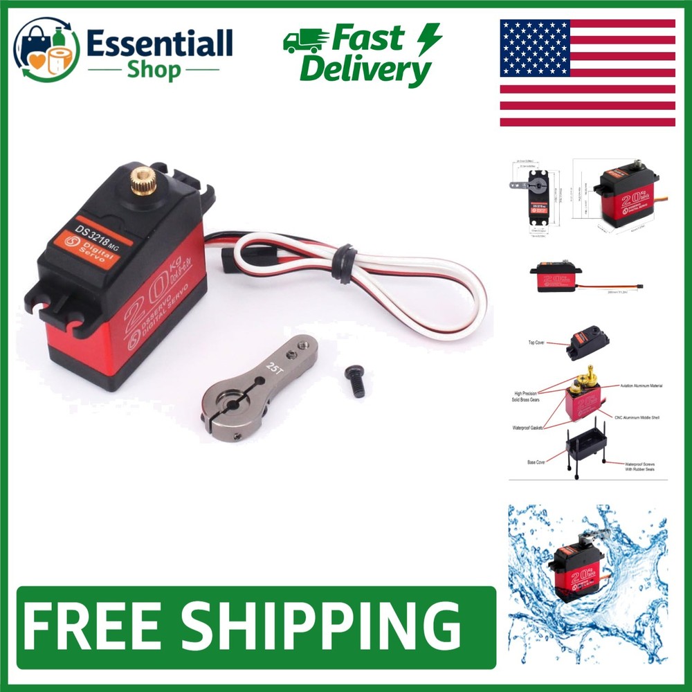 Compact 25KG High Torque Servo with Automatic Operation for Fast Response