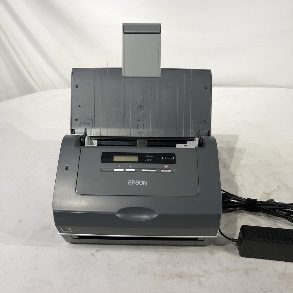 Epson WorkForce Pro GT-S50 Sheetfed Scanner with Power Adapter