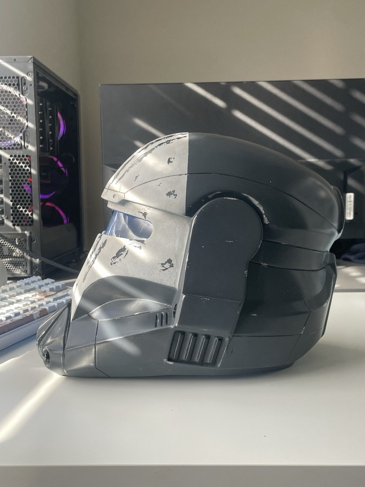 3d Printed Light Up Scorch Republic Commando Helmet