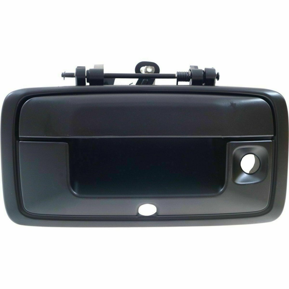 NEW Tailgate Handle w/ Camera Hole Primed Black for 2014-2015 Silverado Sierra