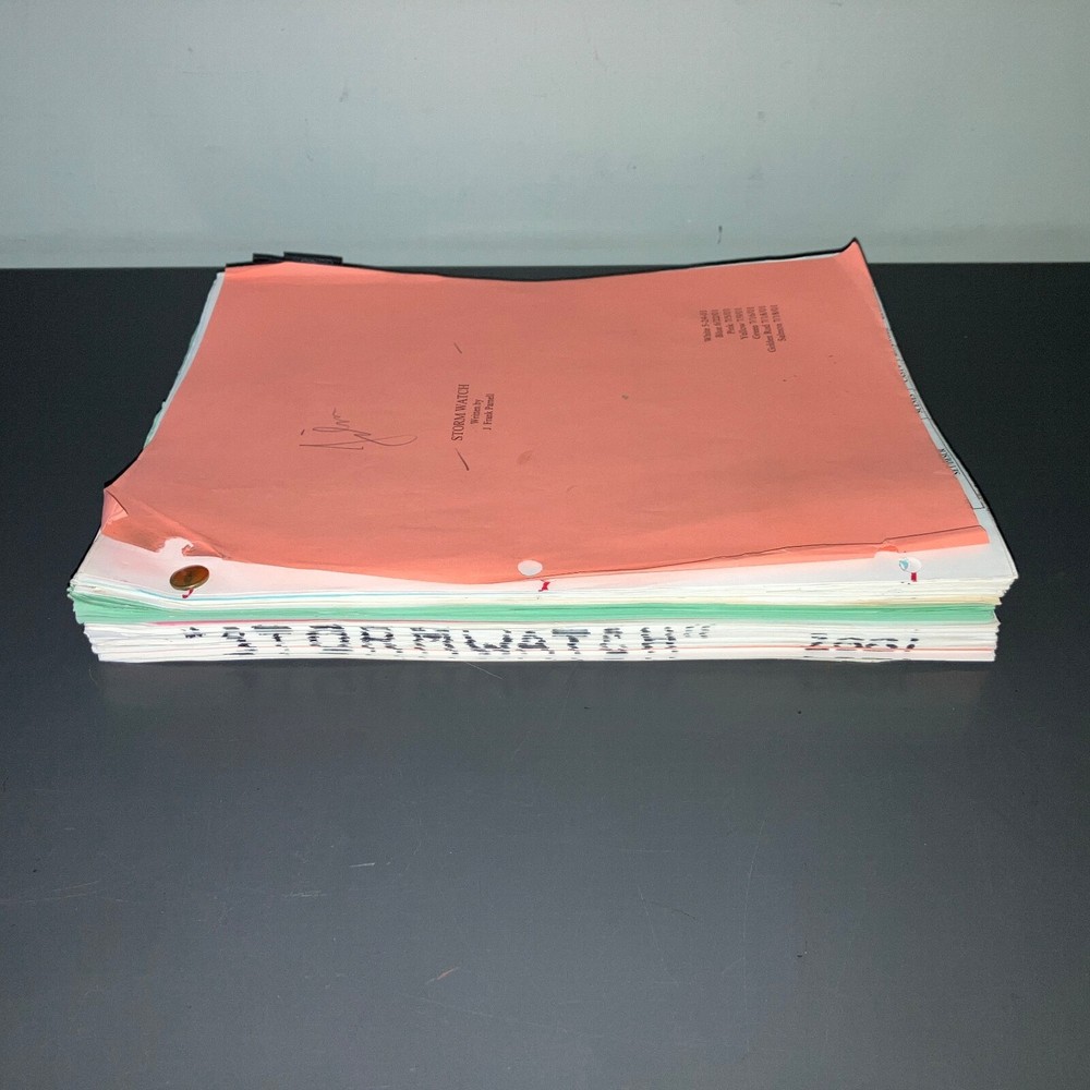 Storm Watch 2001 Movie Script Sci Fi Gamer Production Draft Notes COA
